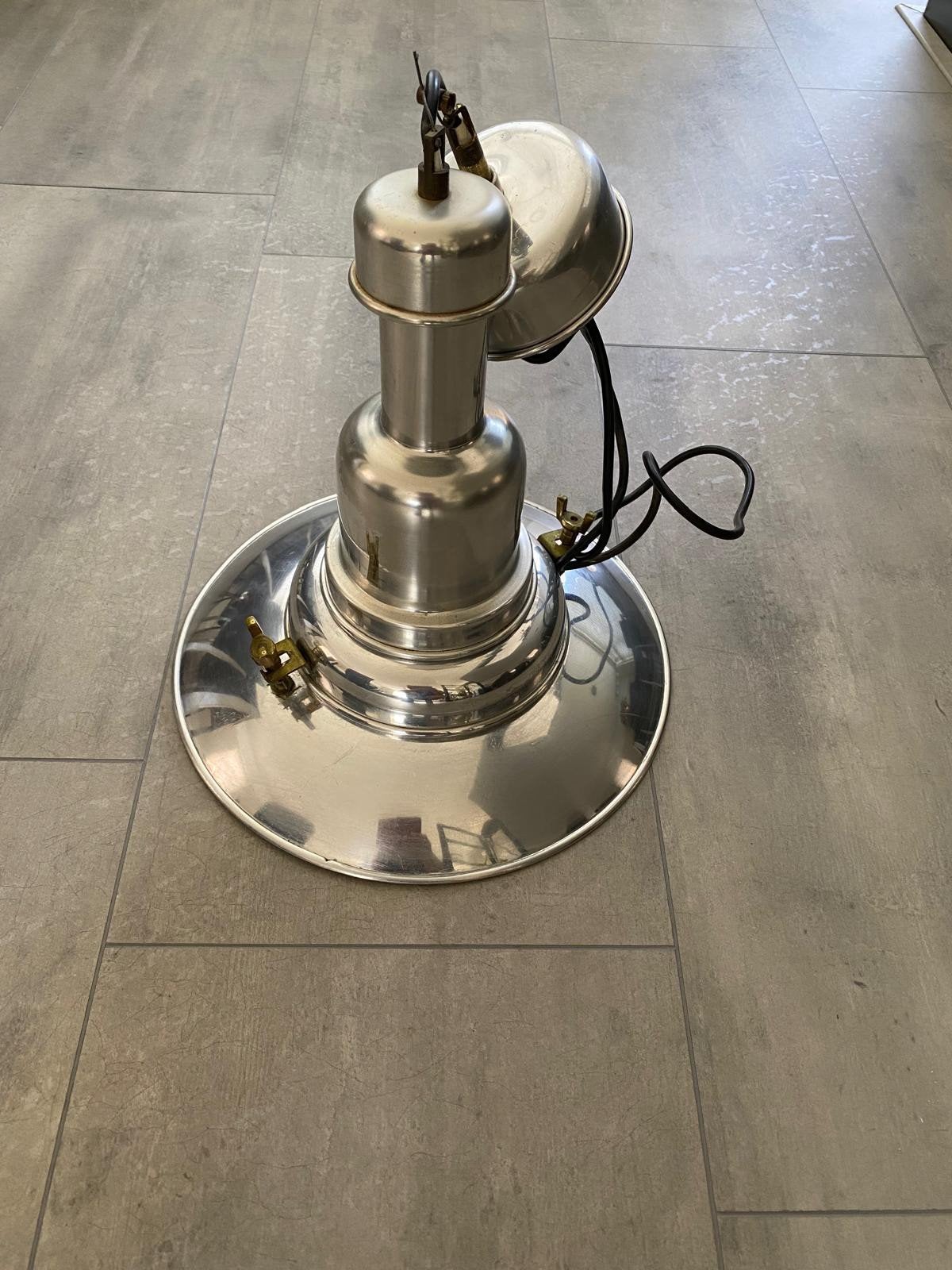 IKEA Industriële Ottova Hanglamp - Scheepslamp, Metaal, Gebruikt, Zilver, Modern