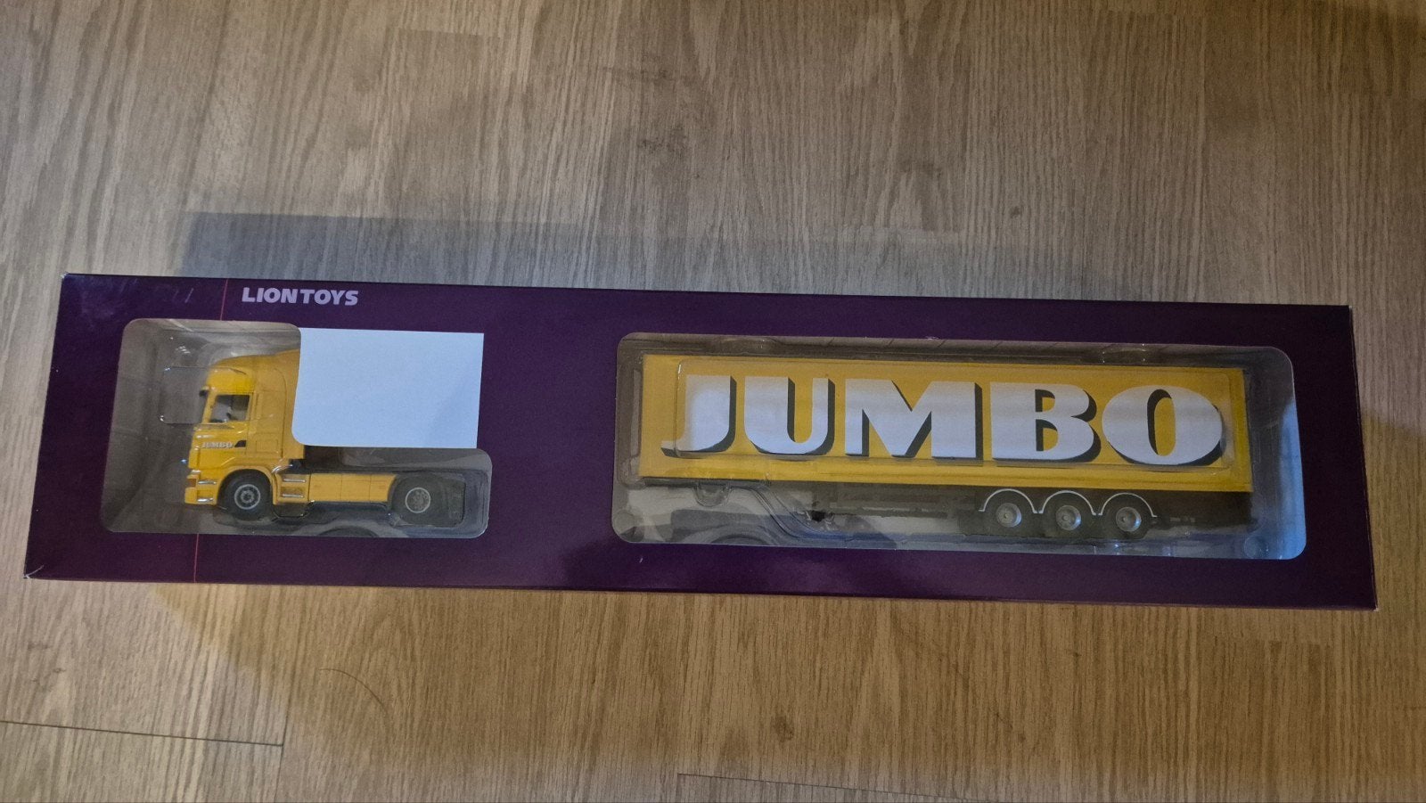 Lion Toys Jumbo Vrachtwagen 1:50, Ophalen of Verzenden, Nieuw, Bus of Vrachtwagen, Lion Toys