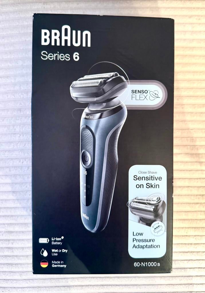 Braun Serie 6 Elektrisch Scheerapparaat!(NIEUWSTAAT), Witgoed en Apparatuur, Persoonlijke-verzorgingsapparatuur, Ophalen of Verzenden
