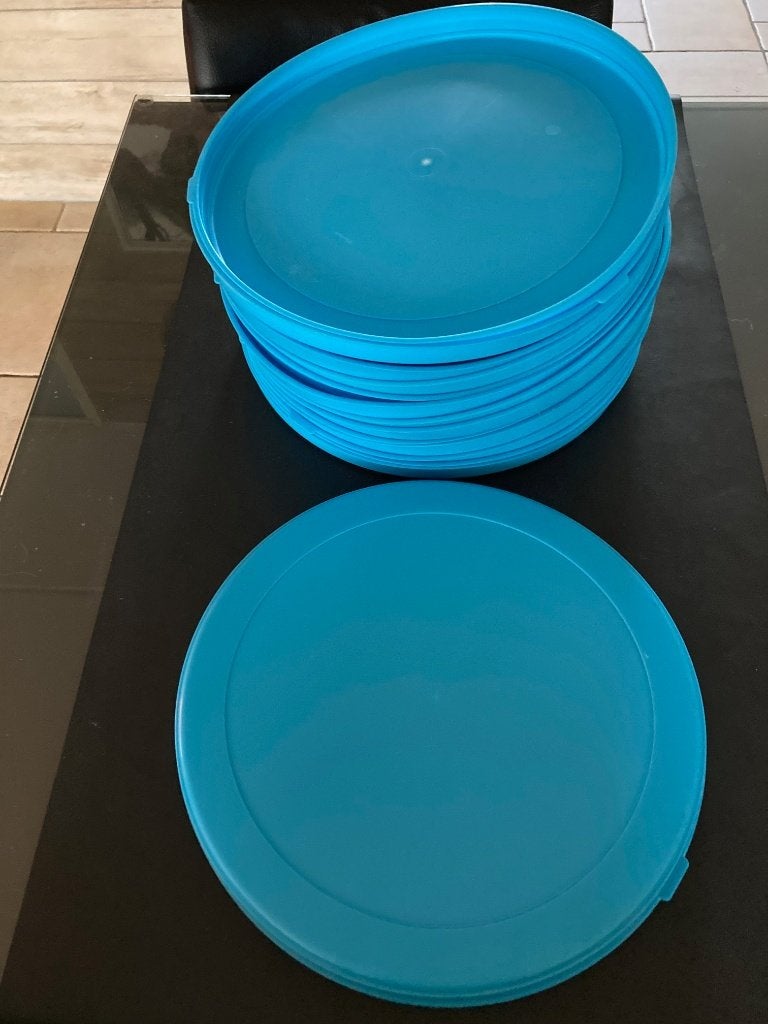 Sunware Club Cuisine vlaai taartdoos deksel blauw 12 stuks, Ophalen of Verzenden, Nieuw, Blauw