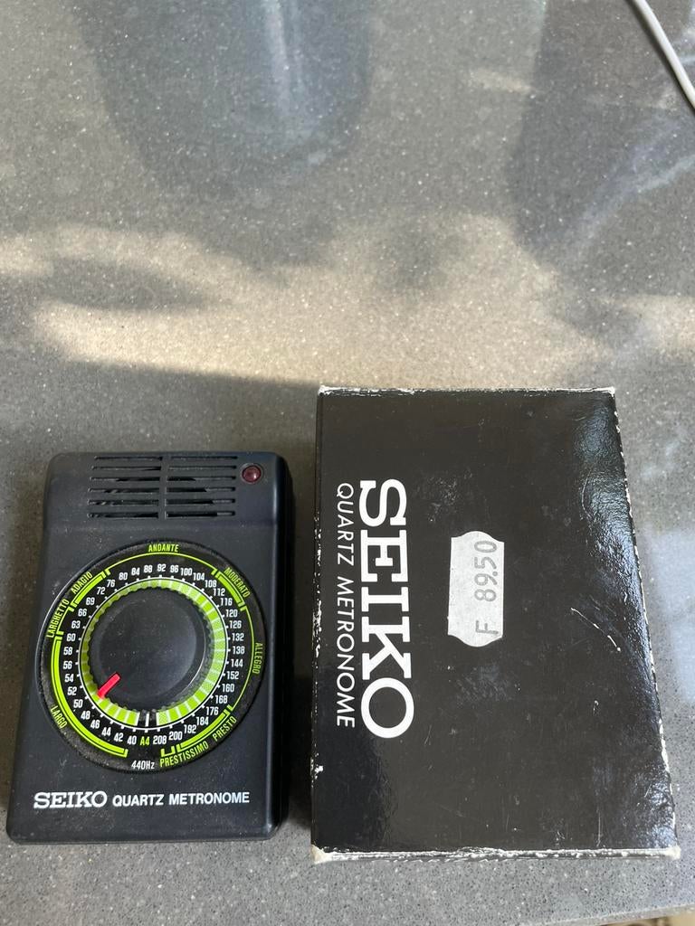 Seiko Quartz Metronoom, Ophalen of Verzenden, Gebruikt, Zwart