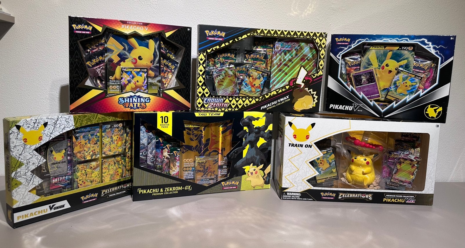6x Nieuwe Pokemon Pikachu Box, Ophalen of Verzenden, Nieuw