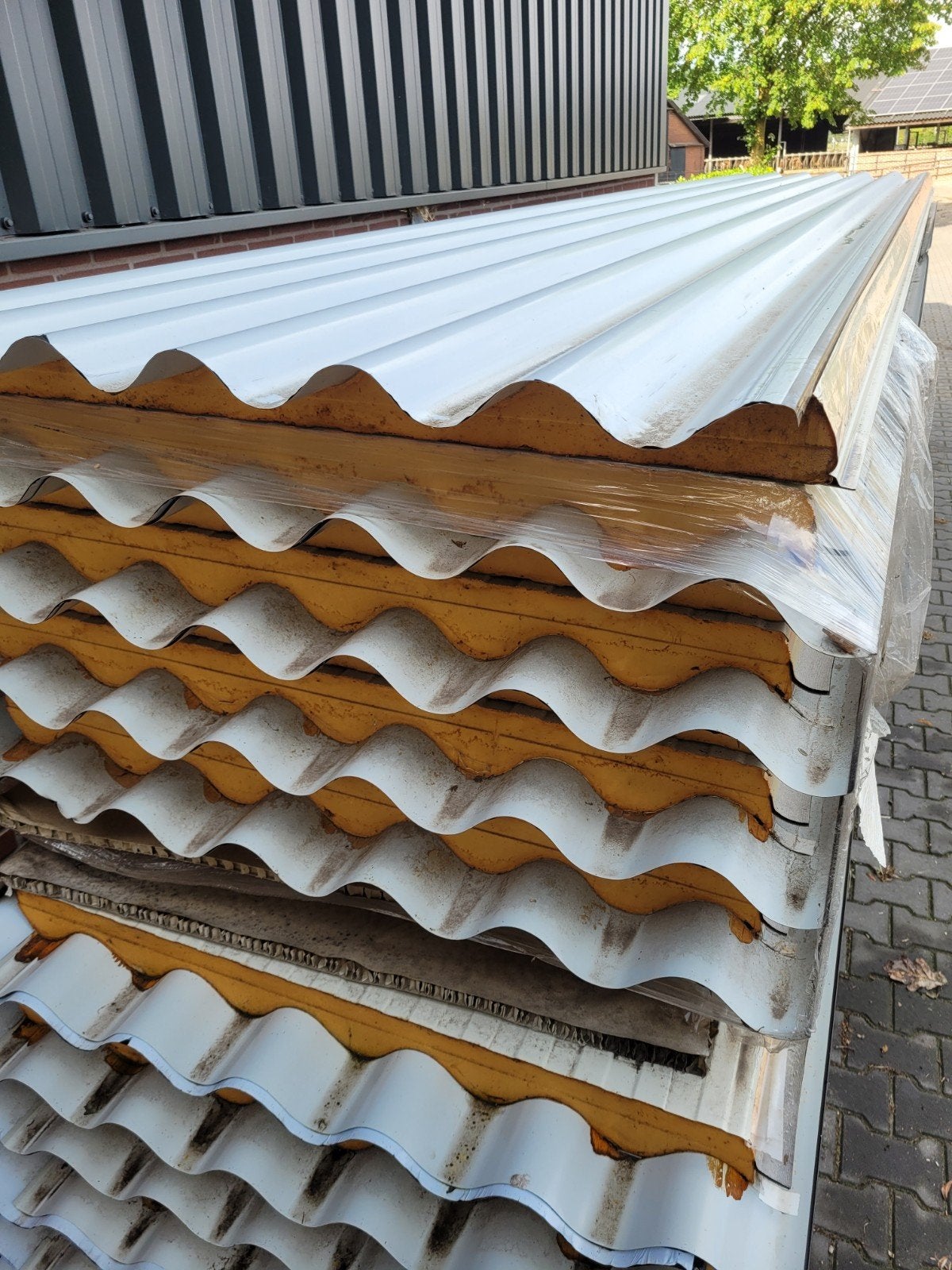 nieuwe dakplaten ral 9005, Doe-het-zelf en Verbouw, Zwart, Nieuw, 15 m² of meer, Metaal