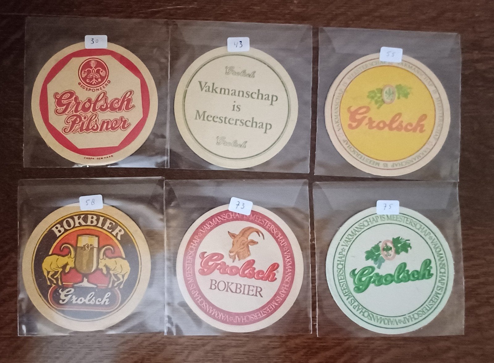 Grolsch Viltjes Collectie - Diverse Ontwerpen, Verzamelen, Ophalen of Verzenden, Zo goed als nieuw, Viltje(s), Grolsch