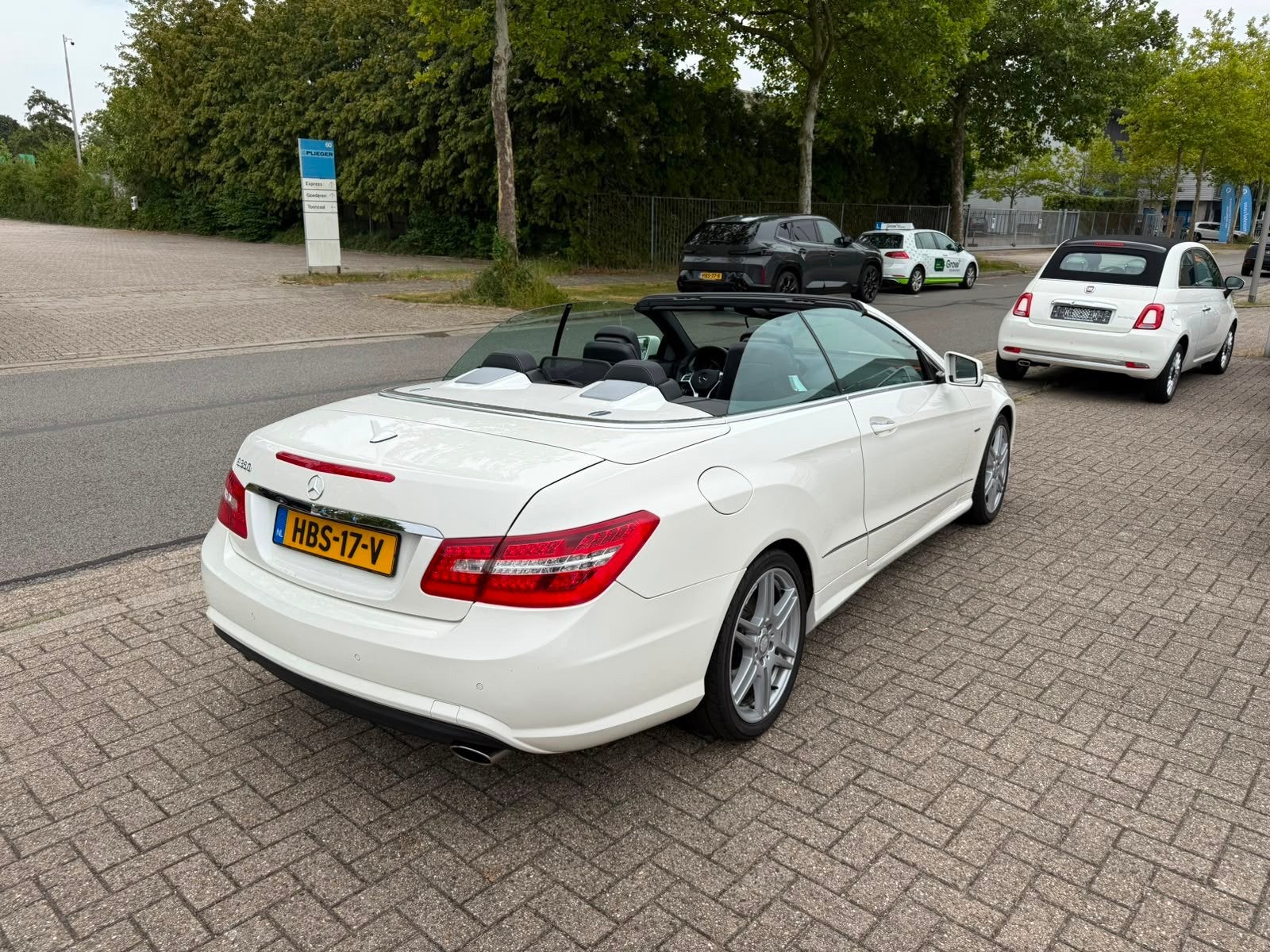 Mercedes-Benz E-klasse Cabrio 350 CGI Avantgarde, AMG, Leder, Euro 5, Achterwielaandrijving, Gebruikt, Zwart