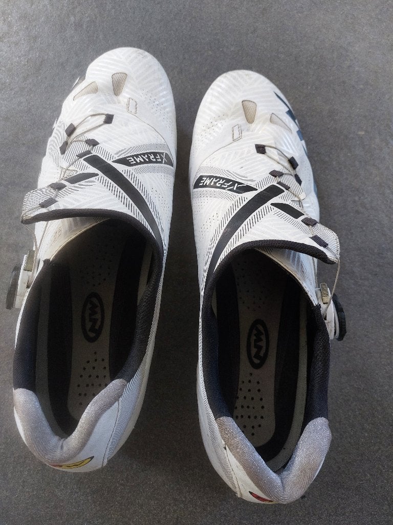 Northwave Extreme GT Wielrenschoenen wit mt 45 stiffness 12, Ophalen of Verzenden, Zo goed als nieuw, Schoenen