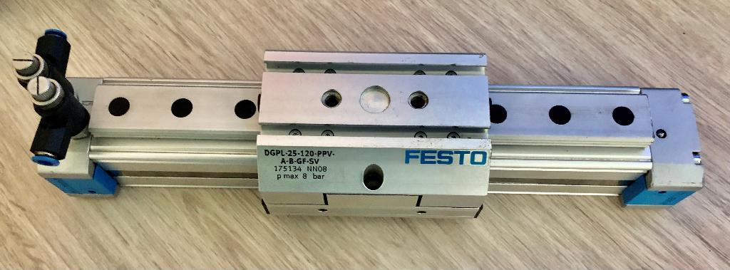 FESTO - Lineaire aandrijving - DGPL-25-120-PPV-A-B-GF-SV, Ophalen of Verzenden, Gebruikt