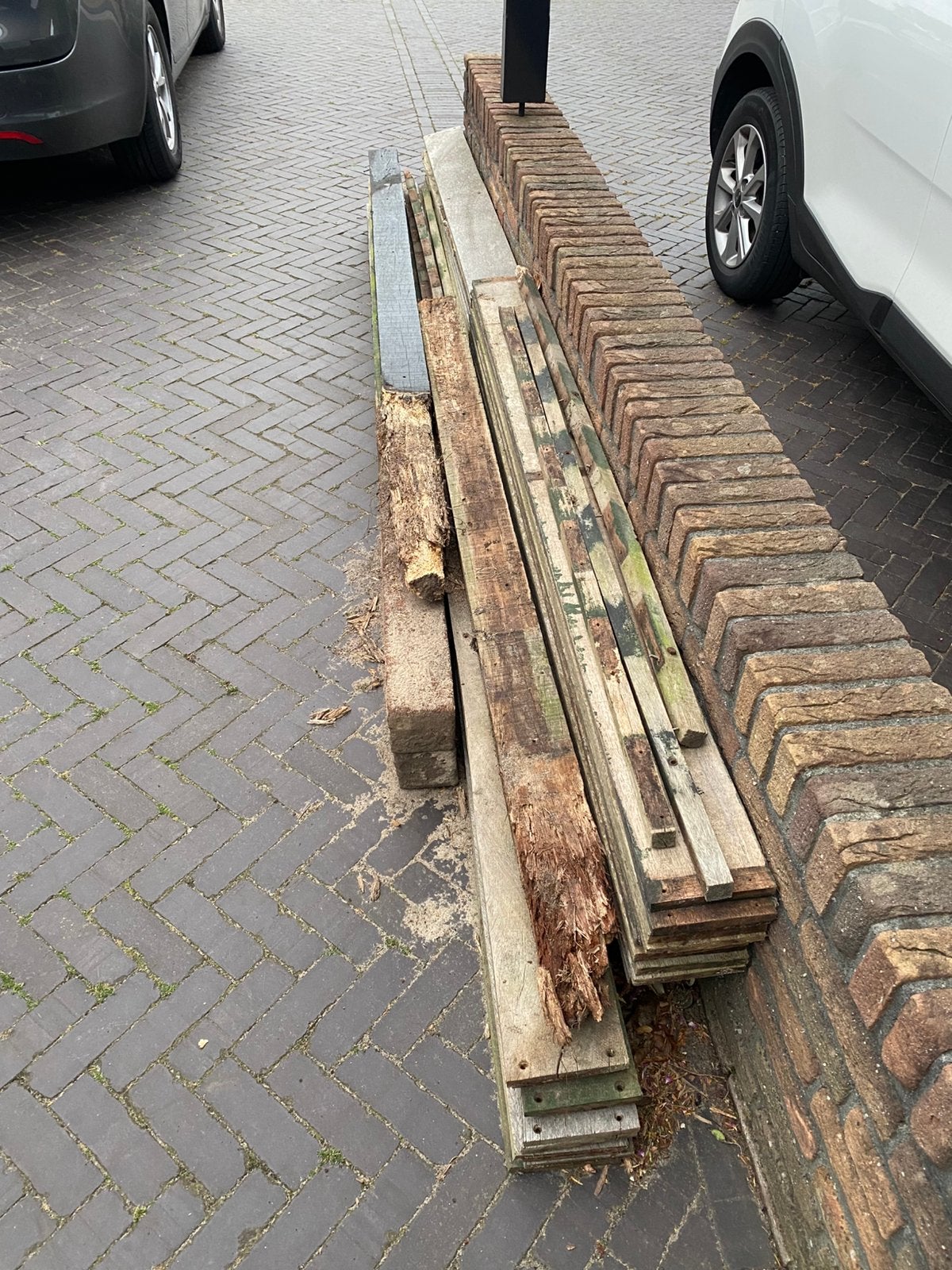Gratis sloophout, Doe-het-zelf en Verbouw, Hout en Planken, Ophalen, Minder dan 25 mm, Plank, Minder dan 200 cm