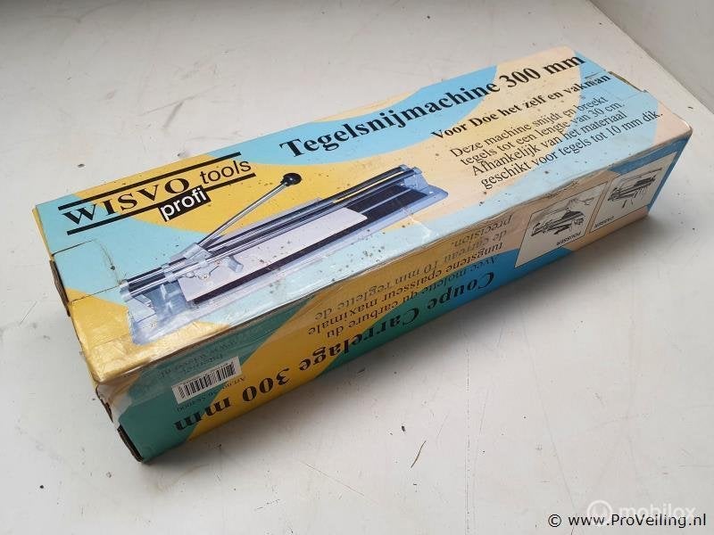 Online Veiling: WISVO Tools tegelsnijmachine 300 mm, Gebruikt
