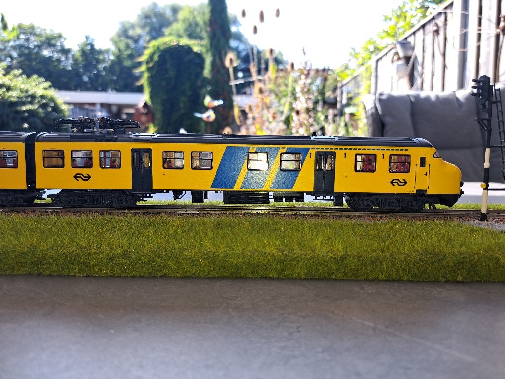 Fleischmann 4472 NS Plan V / Mat '64 treinstel H0., Gelijkstroom, Fleischmann, Ophalen of Verzenden, NS
