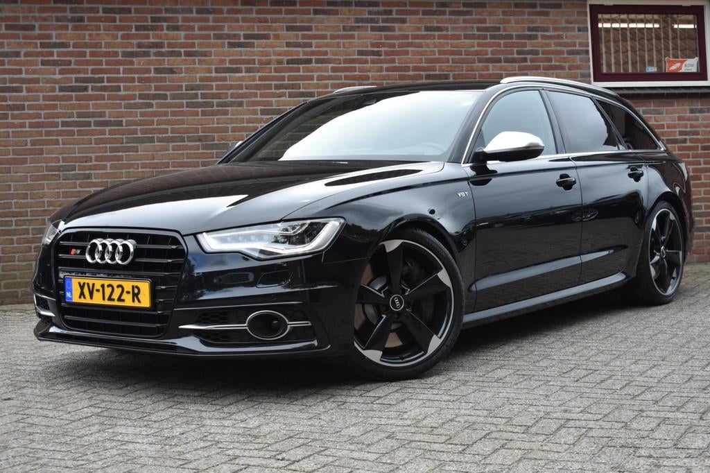 Audi S6 Avant 4.0 TFSI S6 quattro Pro Line Plus '13 LED Lede, Auto's, Automaat, Euro 5, Automatische klimaatregeling, Gebruikt