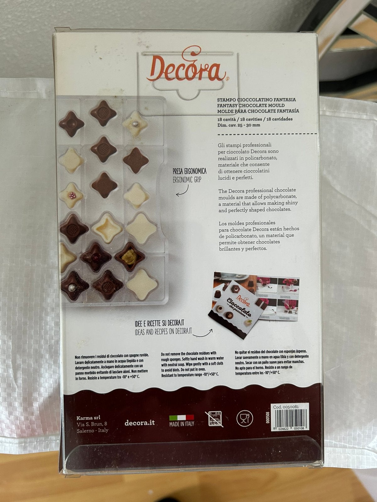 Chocolade malen voor bonbons, Ophalen of Verzenden, Zo goed als nieuw, Taarten of Cupcakes, Versiering