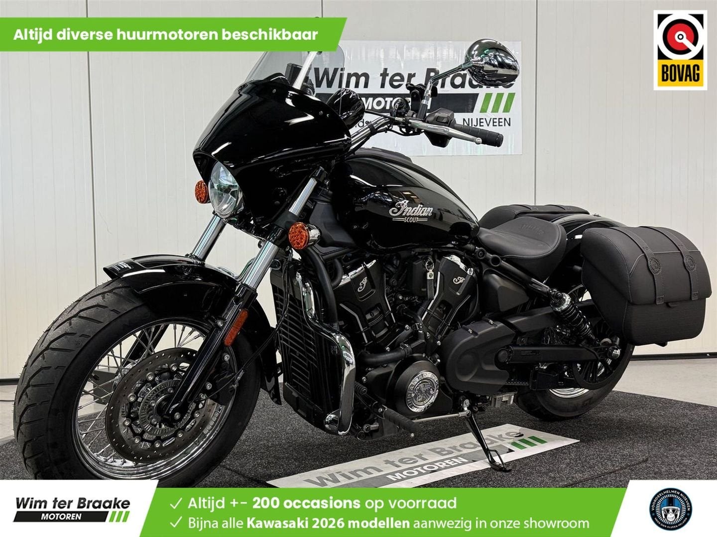 Indian Scout Classic 1250 (bj 2024) 300 km, 2 cilinders, Onbekend, Meer dan 35 kW, Indian