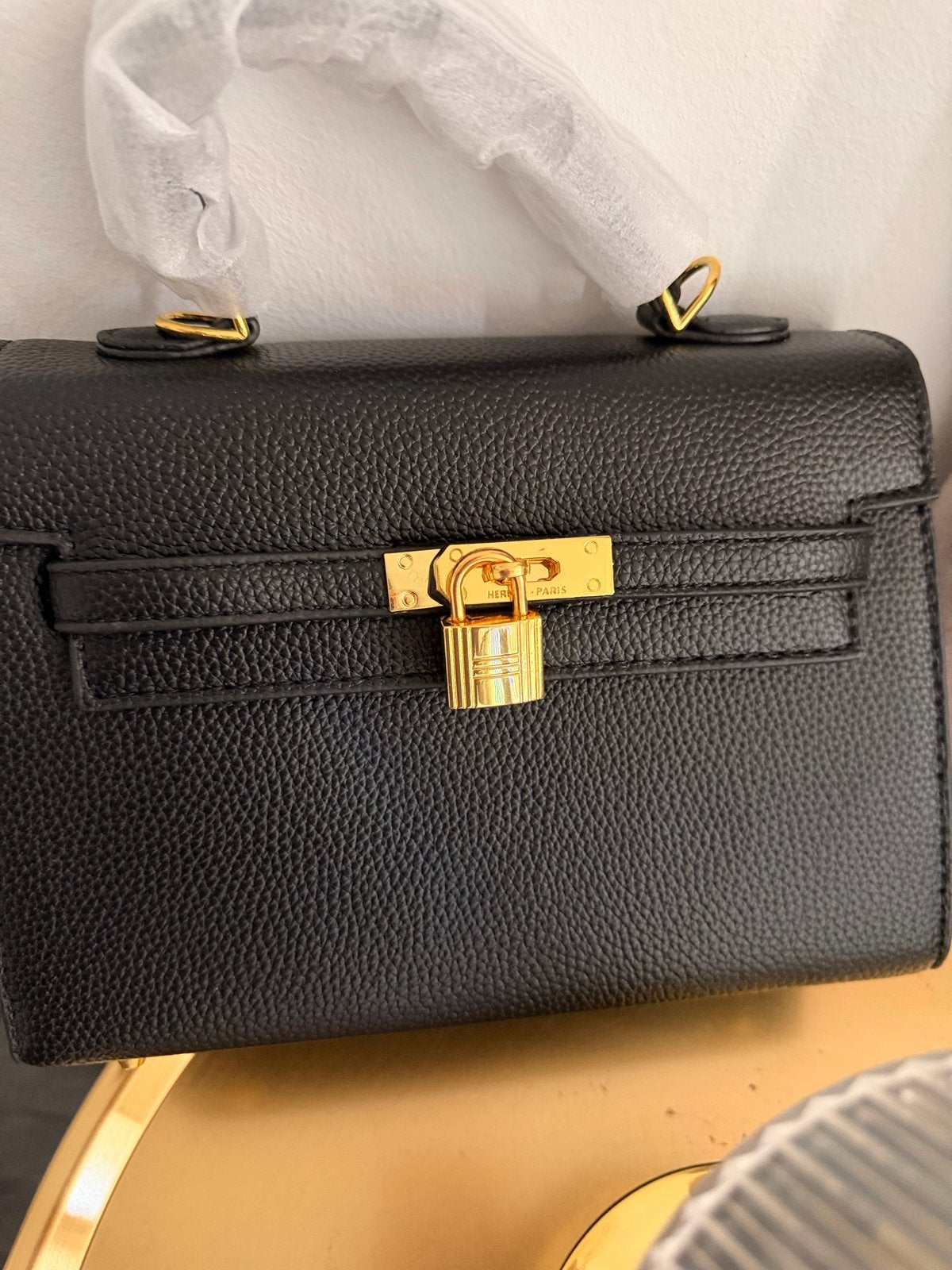 Hermes Kelly Mini bag zwart, Ophalen of Verzenden, Nieuw, Zwart, Handtas