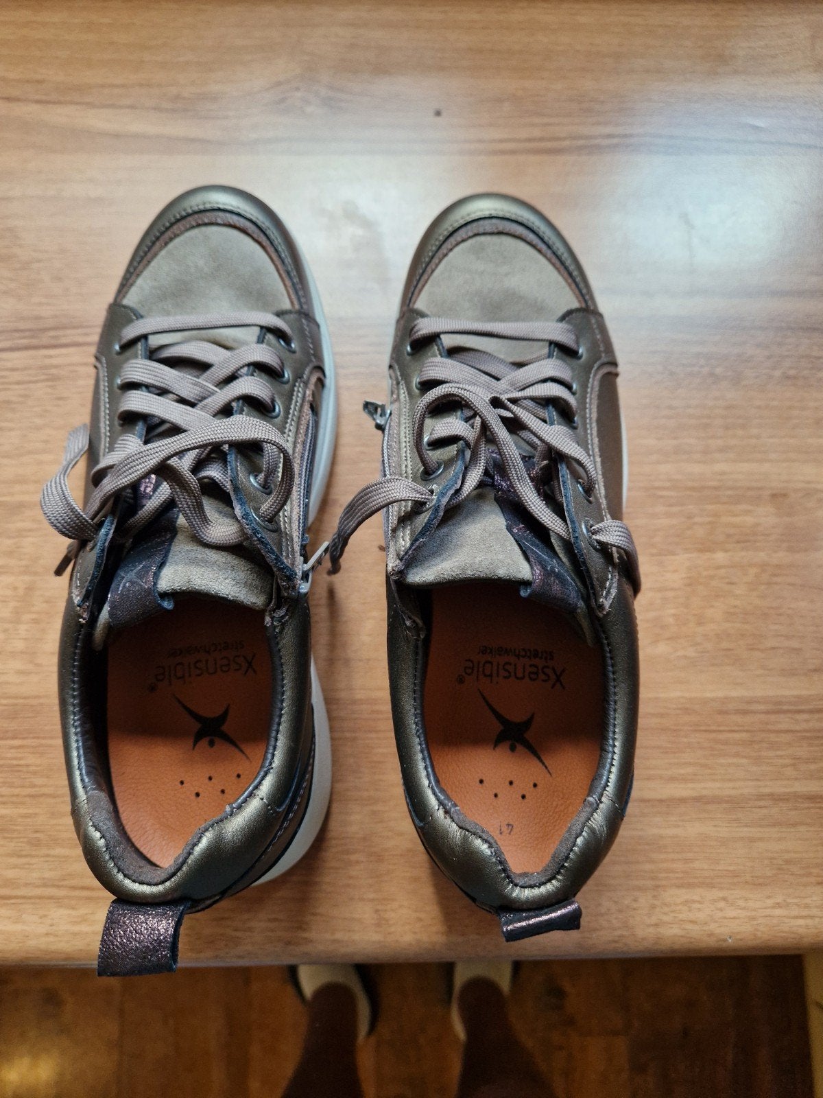 Xsensible Stretchwalker Sneakers - Maat 41 - Brons, Kleding | Dames, Xsensible, Overige kleuren, Nieuw, Ophalen of Verzenden
