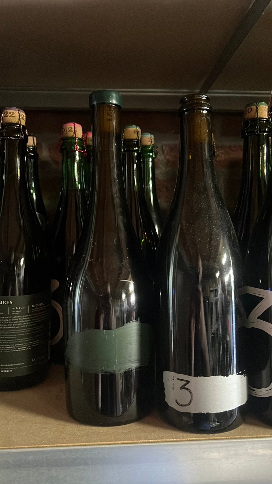 3 Fonteinen Oude Lambik 2020 special 1/650, Verzamelen, Biermerken, Ophalen, Zo goed als nieuw, Flesje(s), Overige merken