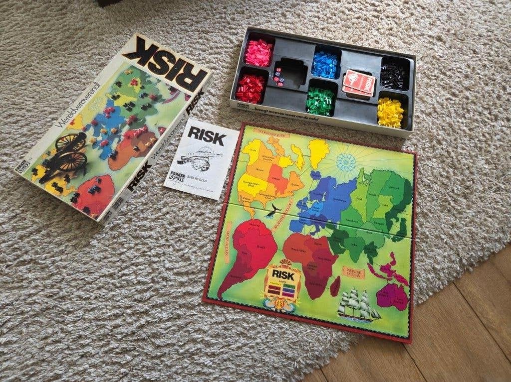 Risk Parker bordspel, spel, spellen, Vijf spelers of meer, Ophalen of Verzenden, Gebruikt, Parker