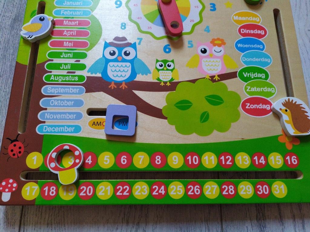 Seizoenbord kinderen, zo goed als nieuw, Ophalen of Verzenden