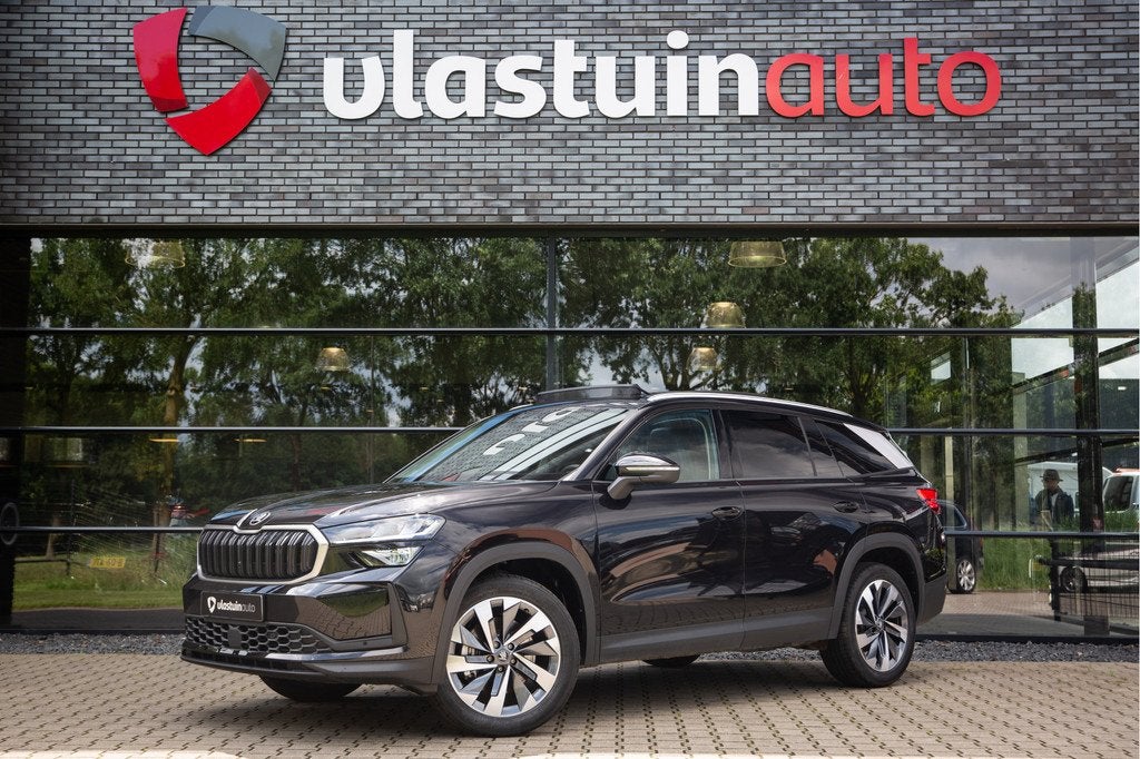 Skoda Kodiaq 1.5 TSI MHEV Business Edition 7p. , Panoramadak, Auto's, Stof, Zwart, 4 cilinders, 150 pk