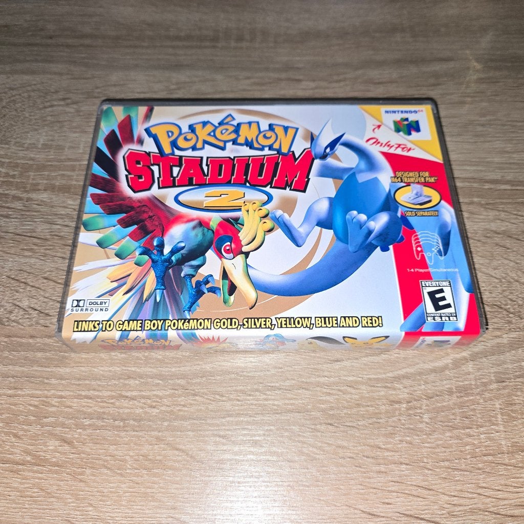 Pokemon Stadium 2 N64 Game Case (2), Avontuur en Actie, Verzenden, 1 speler, Zo goed als nieuw