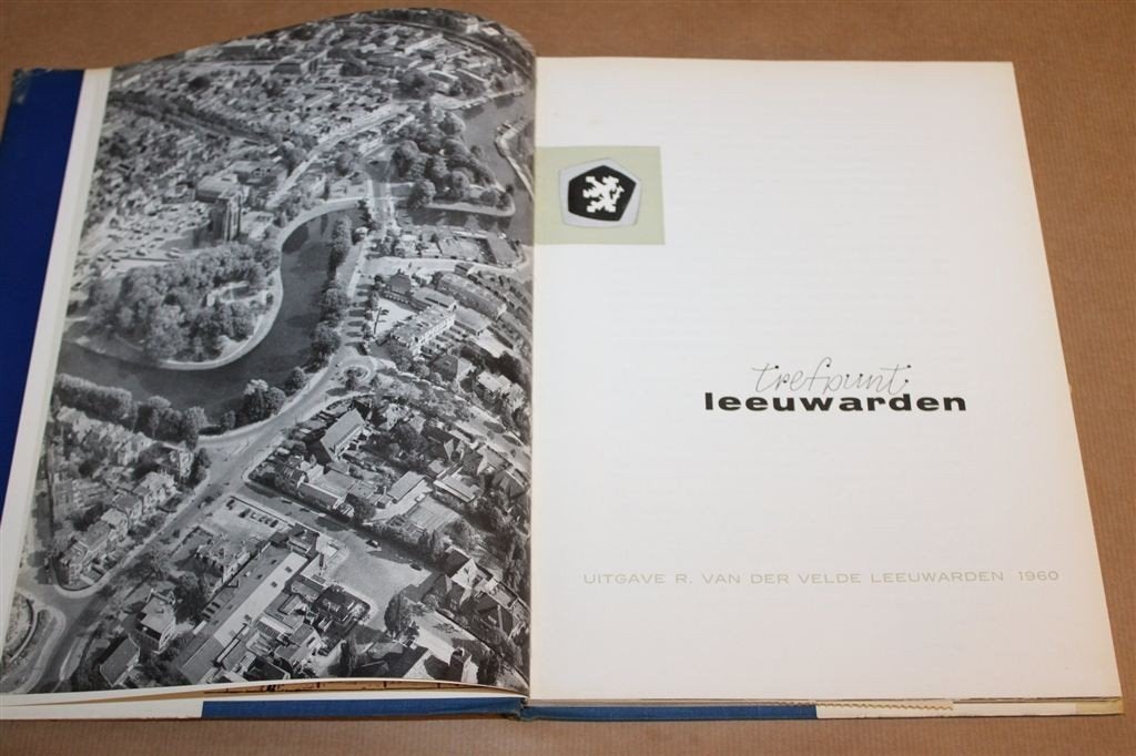 Trefpunt Leeuwarden — Vintage Fotoboek van de Stad 1960, Ophalen of Verzenden, Gelezen