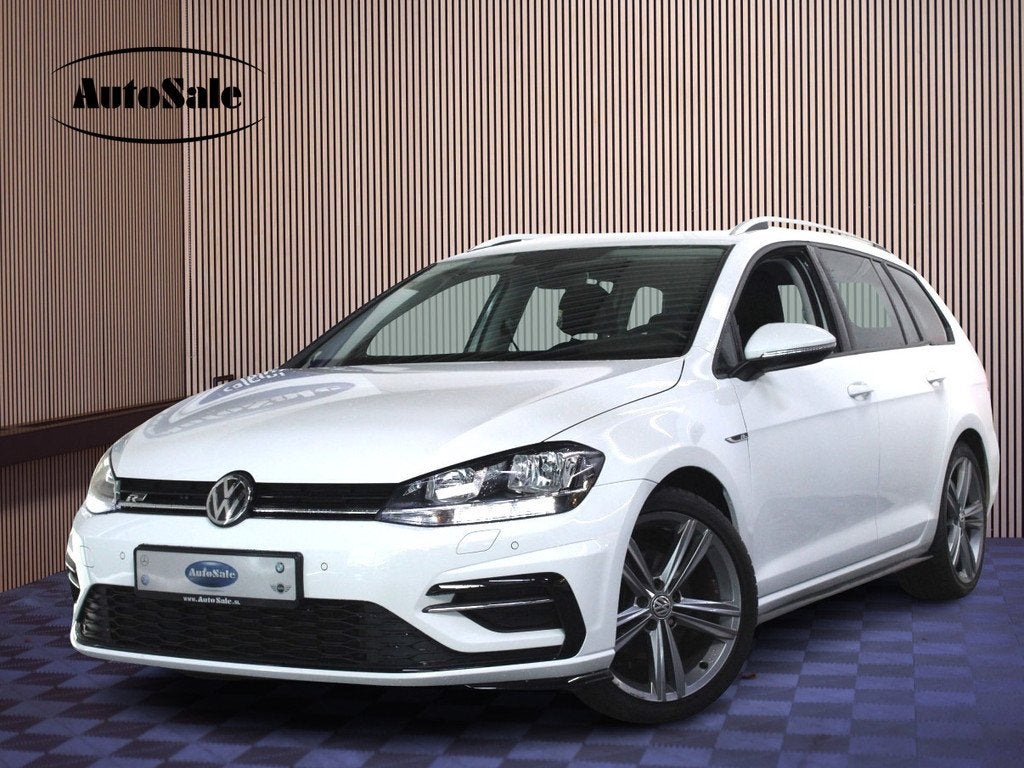 Volkswagen Golf Variant 1.5 TSI R-Line 1eEIGNR! NAV BT STOEL, Auto's, Volkswagen, Voorwielaandrijving, Zwart, 4 cilinders, 150 pk