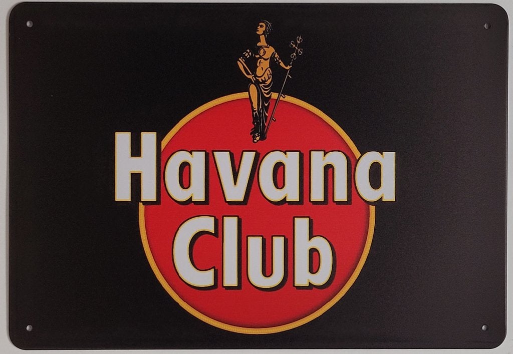 Havana Club logo reclamebord van metaal wandbord decoratie