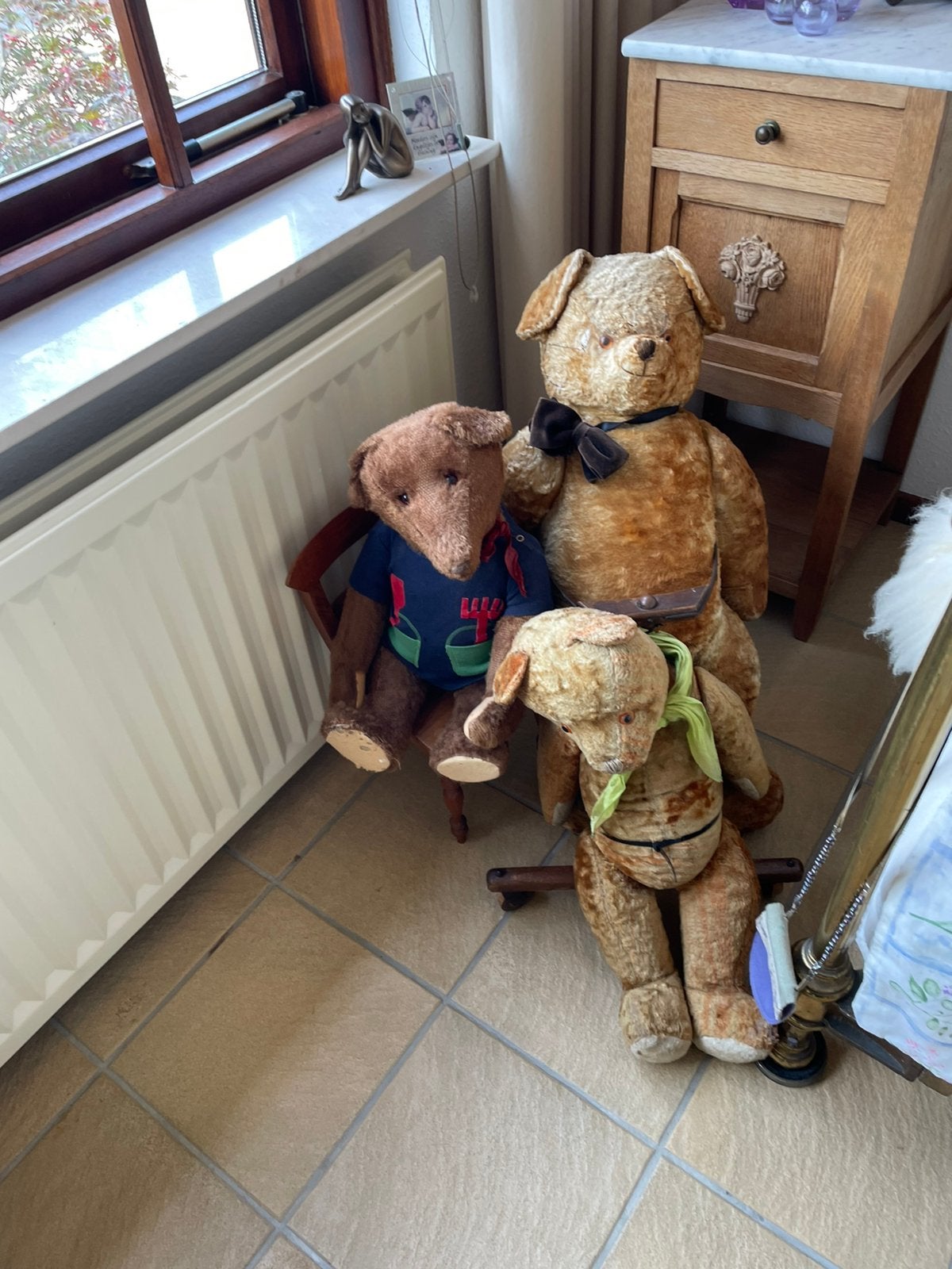Antieke beren, Ophalen of Verzenden, Zo goed als nieuw, Stoffen beer, Overige merken