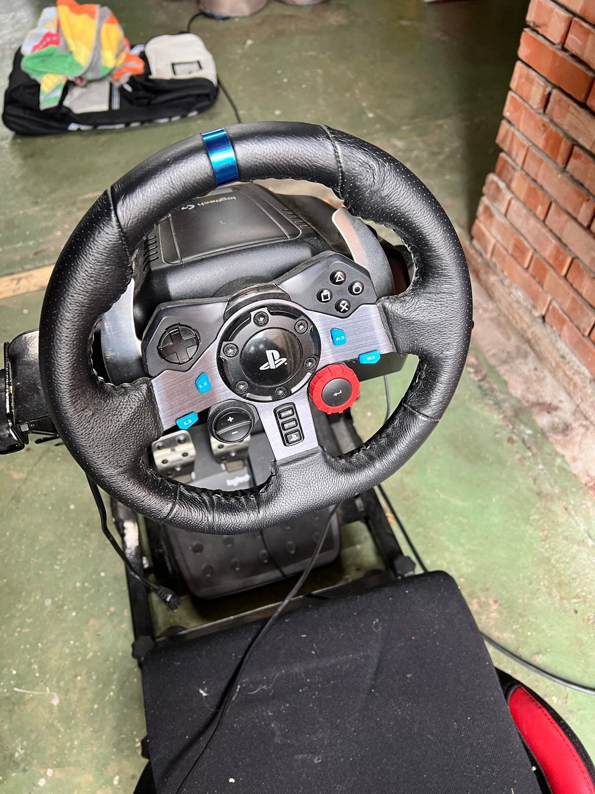 Logitech G29 racestuur met pedalen en racestoel, Ophalen, Overige merken, Zo goed als nieuw