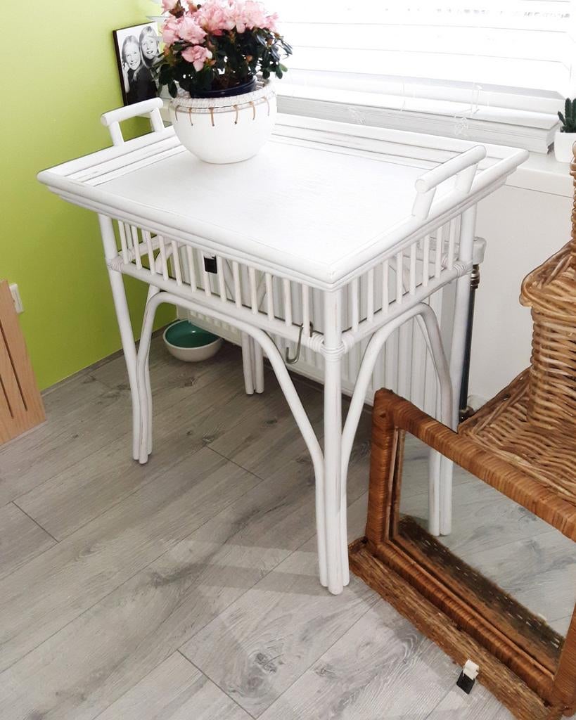 Riviera Maison tafeltje dienblad + RM bloempot ( nwpr € 180, Ophalen, Zo goed als nieuw