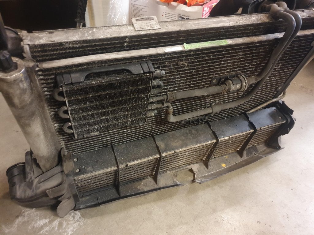 Koelerpakket W203 C-Klasse C270 CDI radiateur condensor, Gebruikt, Mercedes-Benz, Niet ingevuld, Niet ingevuld