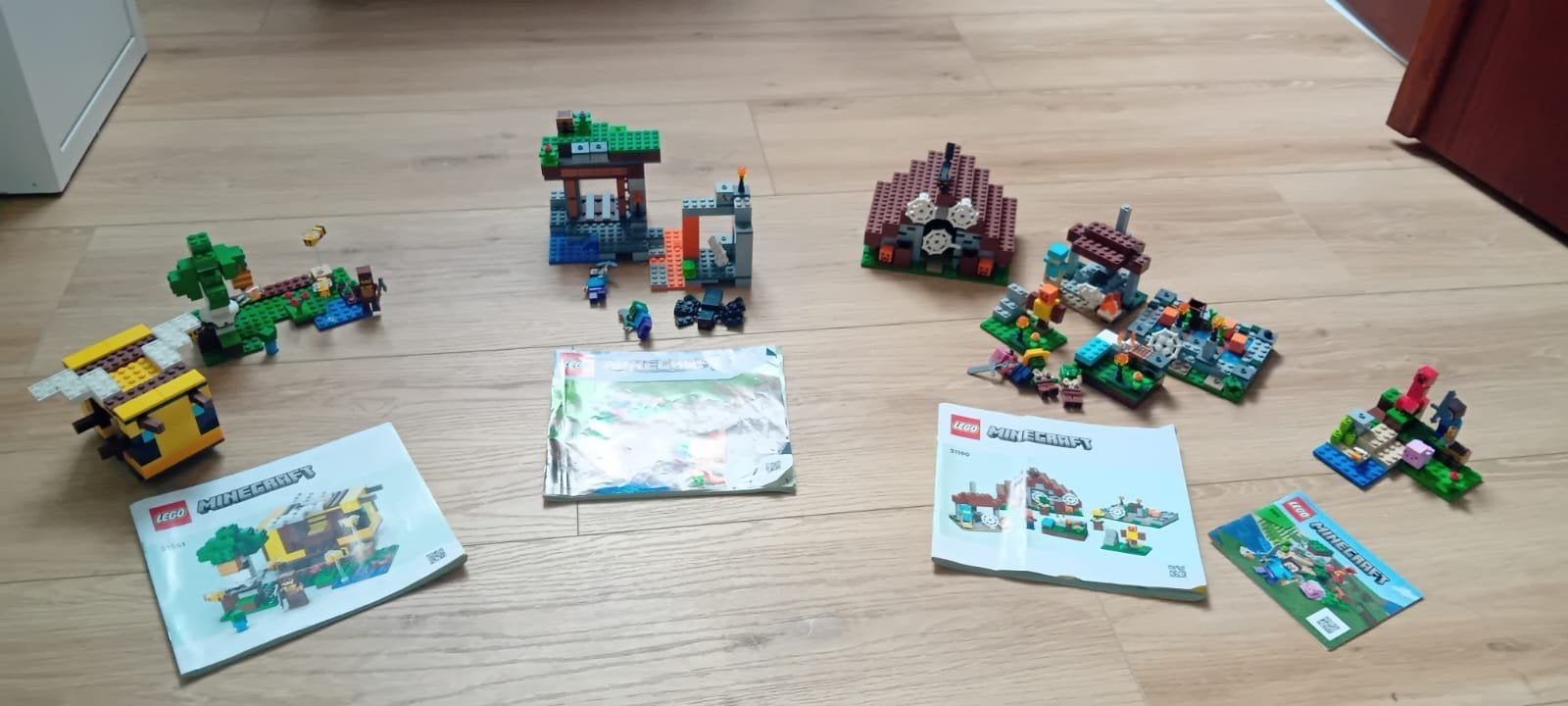 LEGO Minecraft Sets: 21241, 21166, 21177, 21190, Ophalen of Verzenden