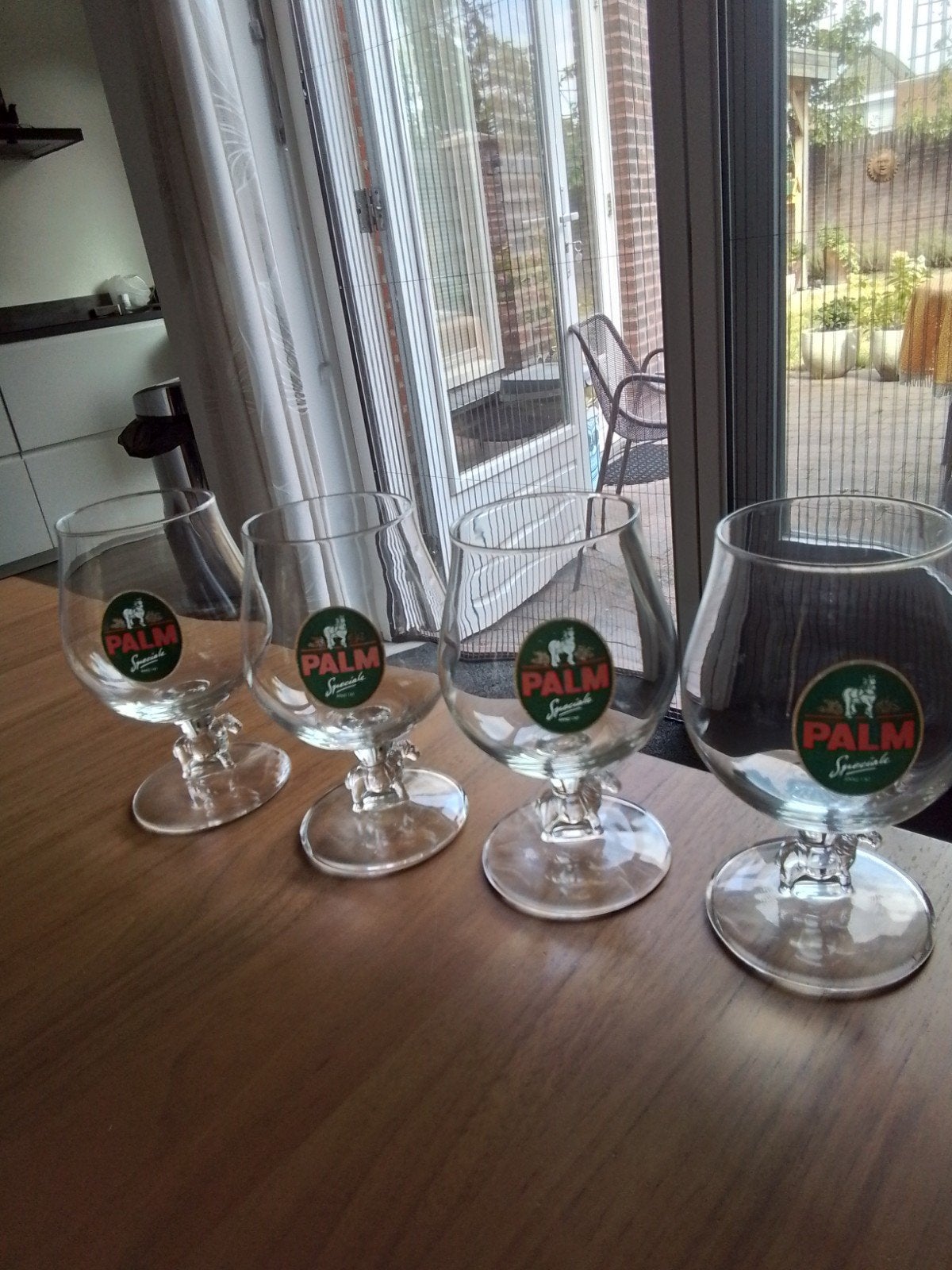 Set van 4 Palm Speciaal bierglazen, Glas of Glazen, Overige merken, Ophalen of Verzenden, Overige stijlen