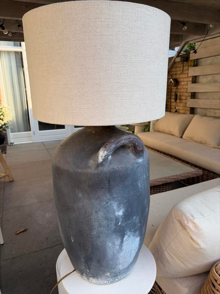 Unieke sfeervolle lamp voor binnen en buiten, Ophalen, Zo goed als nieuw, Grijs, Overige vormen
