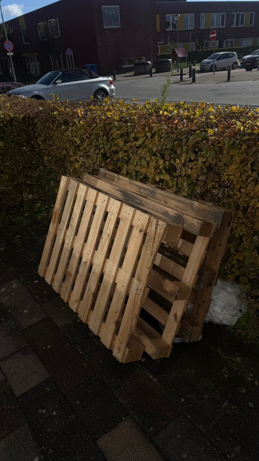 Pallets gratis af te halen! 5 stuks, Ophalen, Zo goed als nieuw, Pallet, Minder dan 200 cm