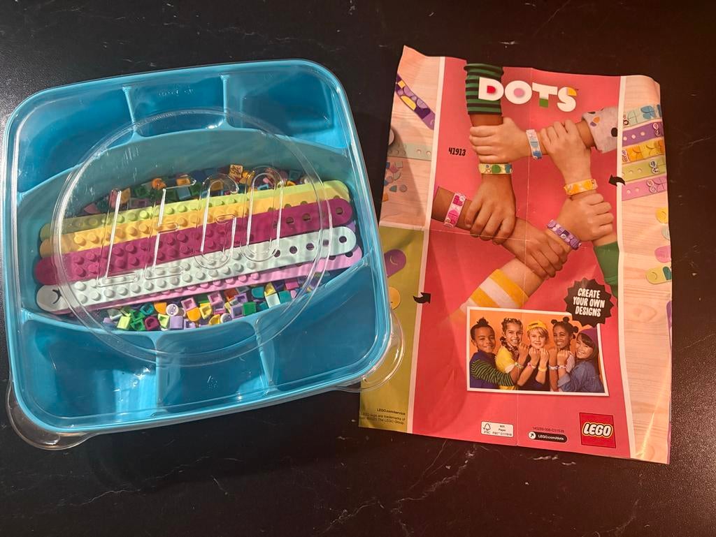 LEGO DOTS Armbandjes Maakset met Opbergdoos, Ophalen, Gebruikt, Overige thema's, Lego