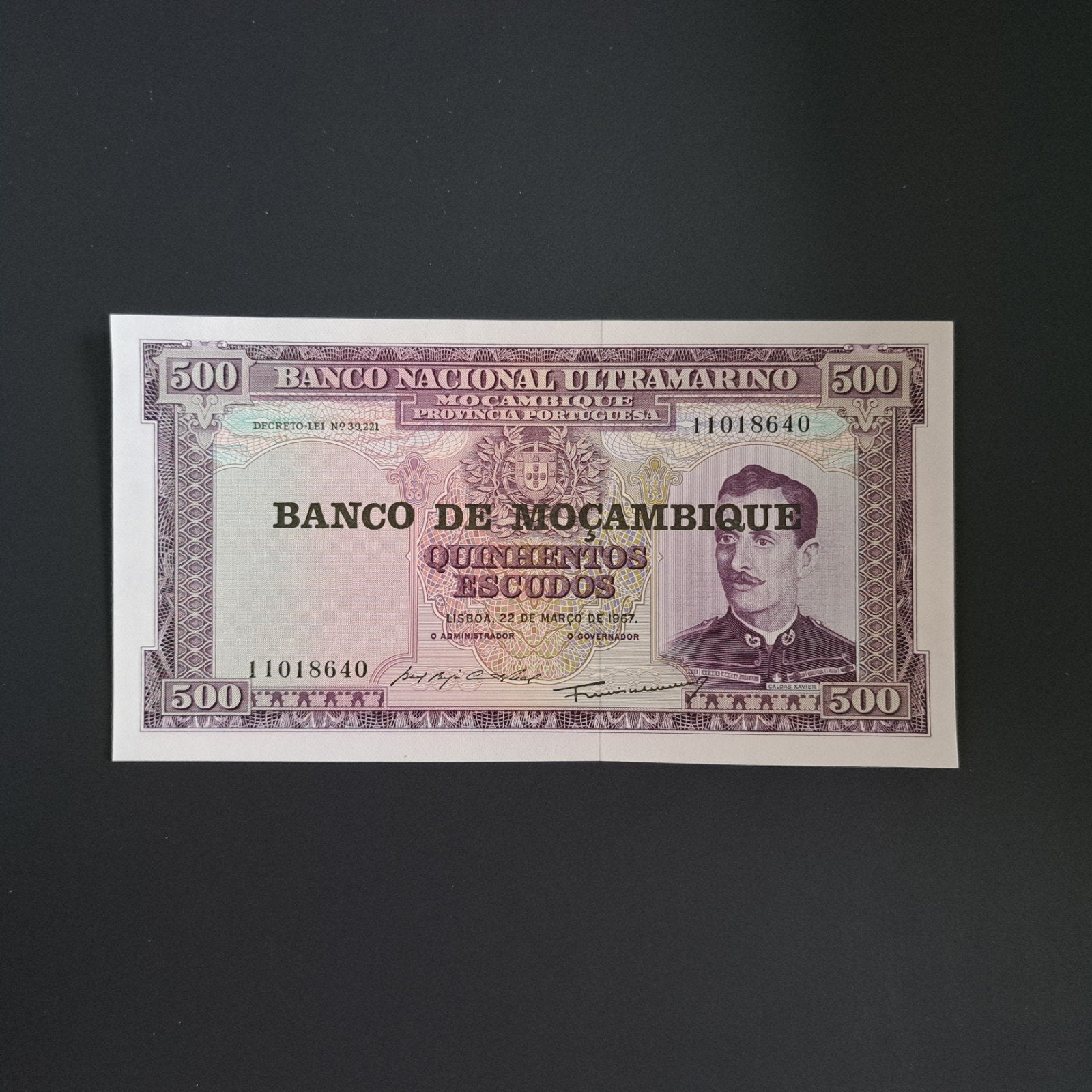 500 escudo Mozambique #012, Ophalen of Verzenden, Overige landen, Los biljet