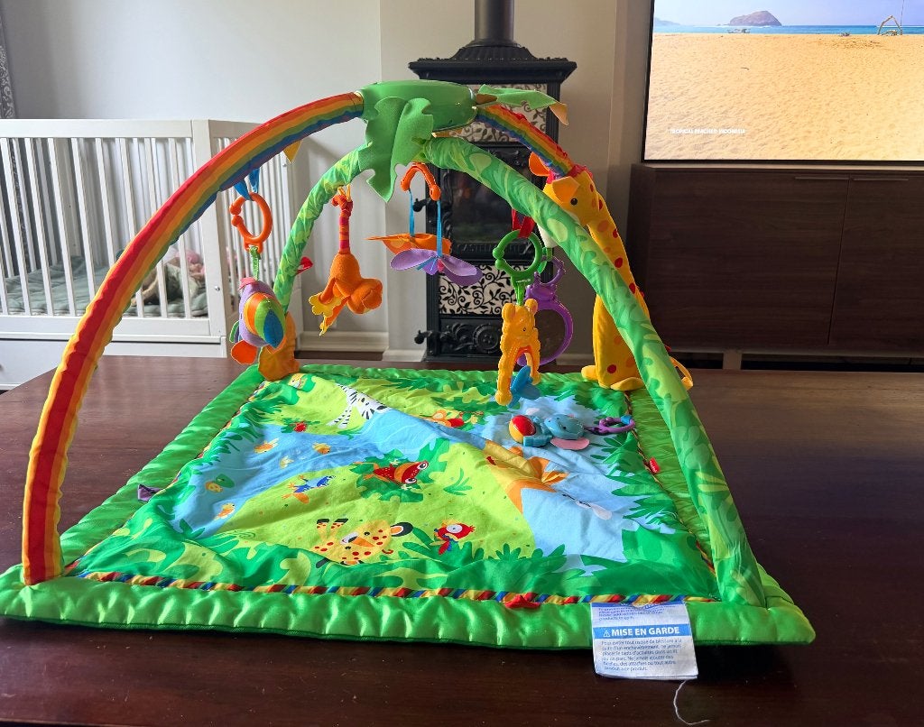 Babygym / activiteitengym, Kinderen en Baby's, Speelgoed | Babyspeelgoed, Ophalen, Zo goed als nieuw, Babygym, Met licht