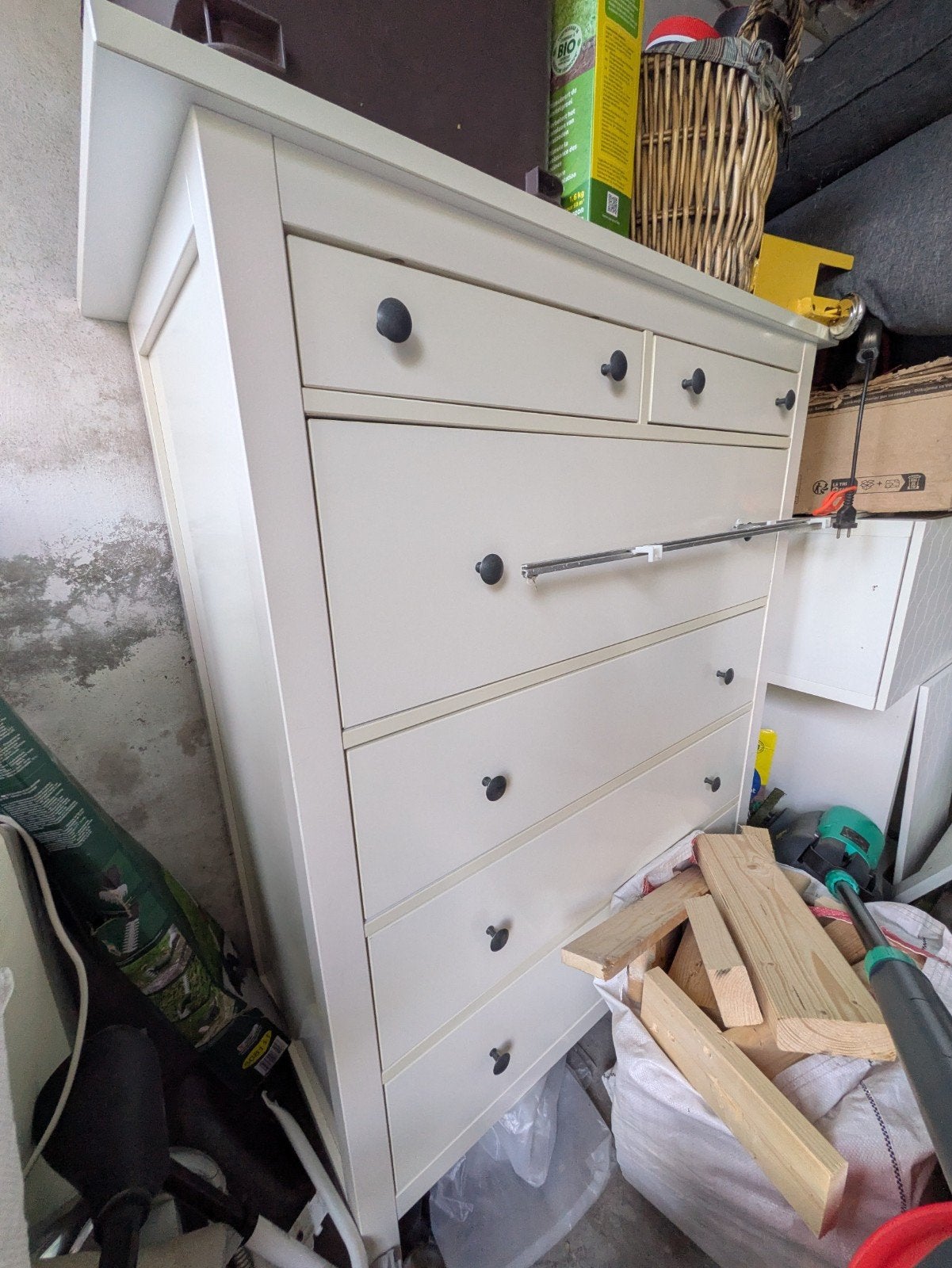 IKEA Hemnes ladekast - Wit, Ophalen, Gebruikt, 100 tot 150 cm, 50 tot 100 cm