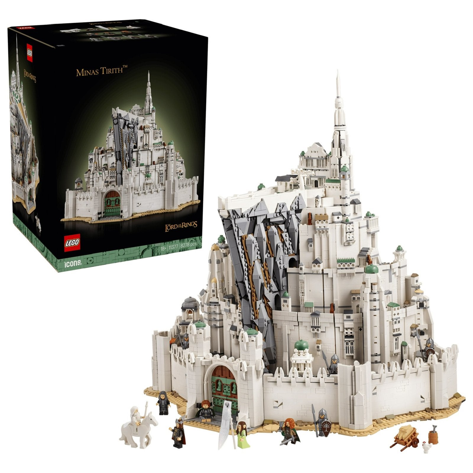 Lego 11377 Icons The Lord of the Rings: Minas Tirith, Lego, Nieuw, Ophalen of Verzenden, Complete set