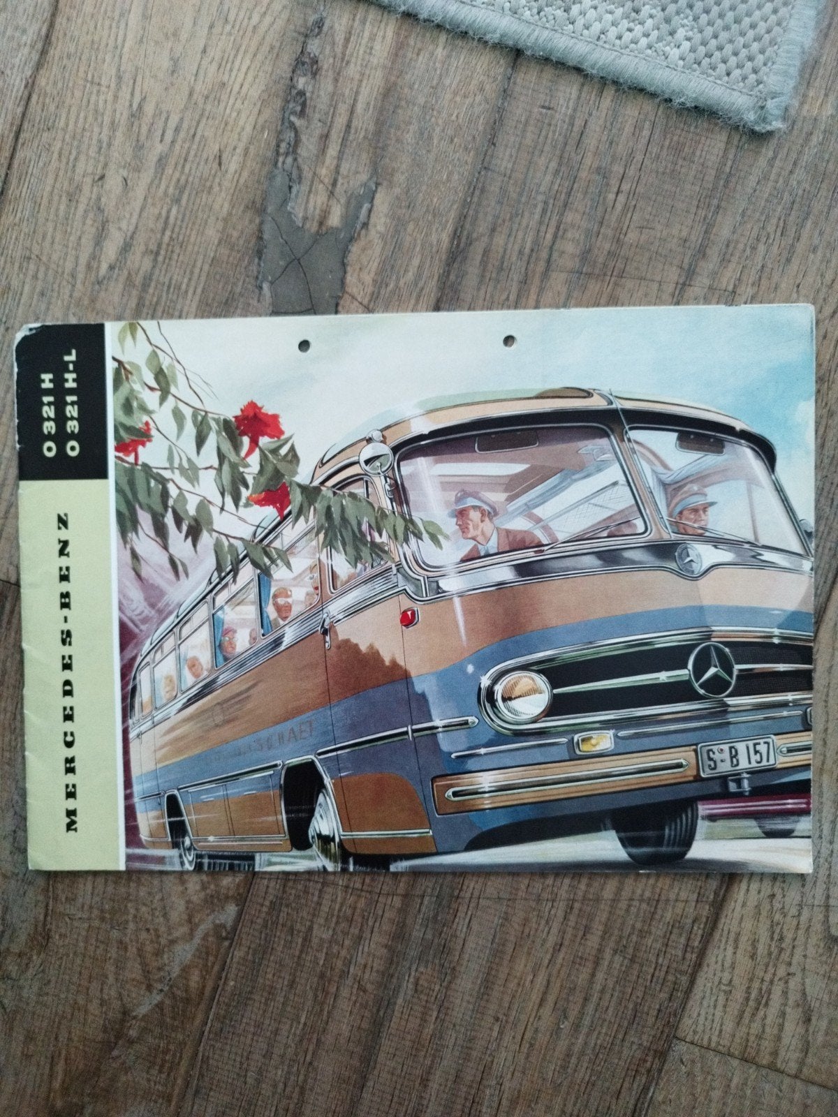 Mercedes-Benz O 321 H / O 321 H-L Bus Brochure (1957, Duits), Gelezen, Daimler-Benz Aktiengesellschaft, Mercedes, Ophalen of Verzenden