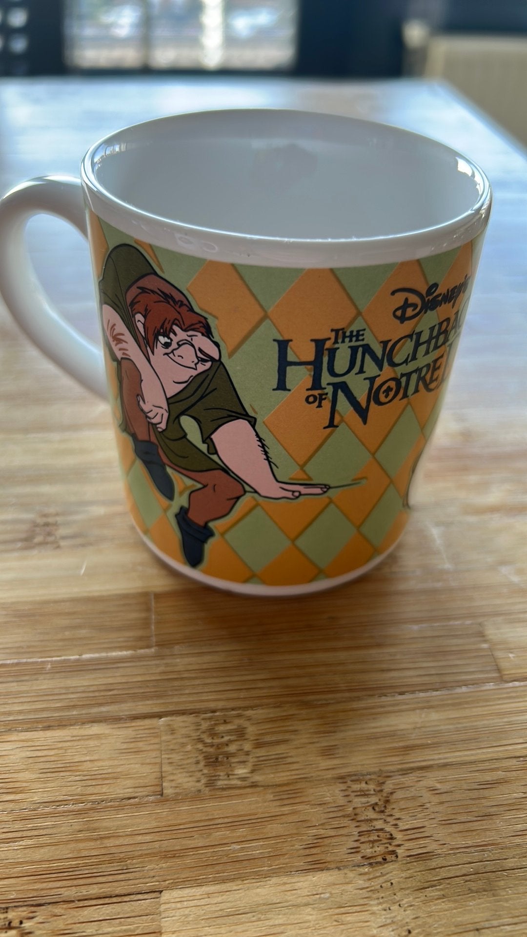 The Hunchback of Notre Dame koffie mok, Ophalen of Verzenden, Zo goed als nieuw, Overige stijlen, Kop(pen) en/of Schotel(s)