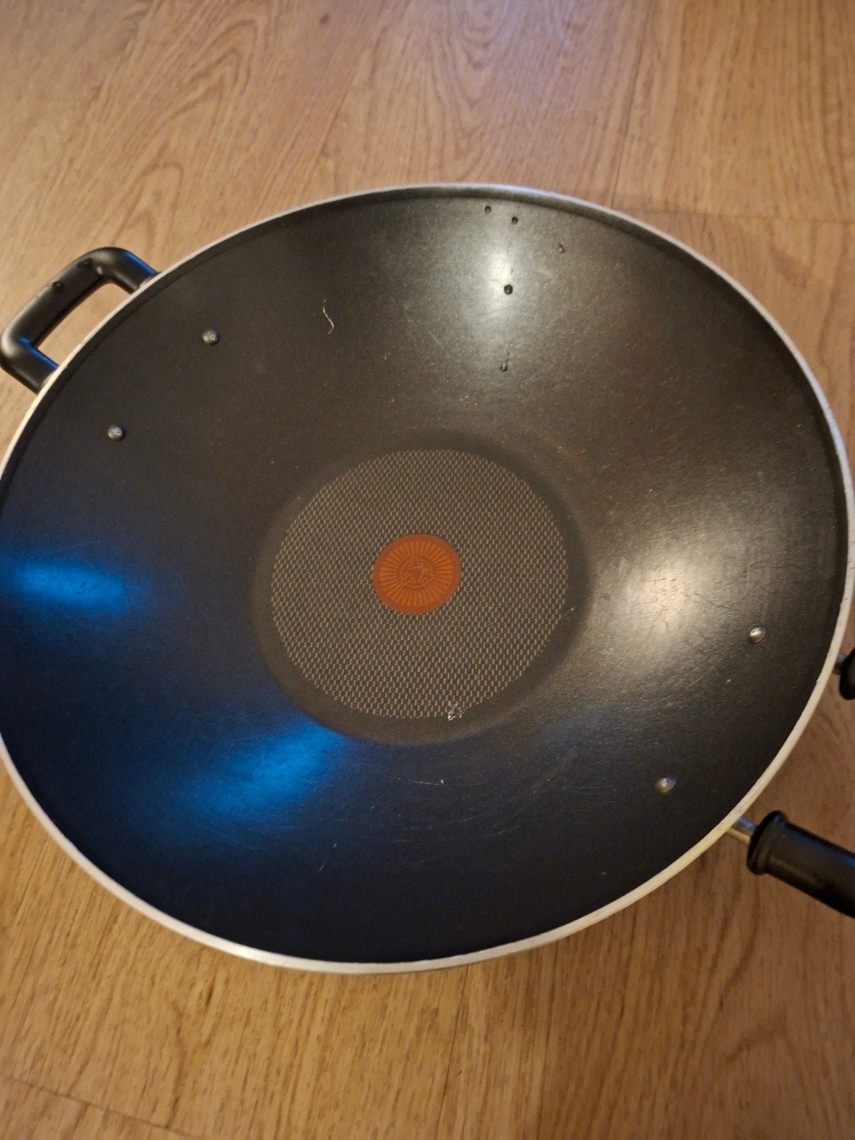 Tefal Wokpan - Zo goed als nieuw, Ophalen, Tefal, Antiaanbaklaag, Aluminium