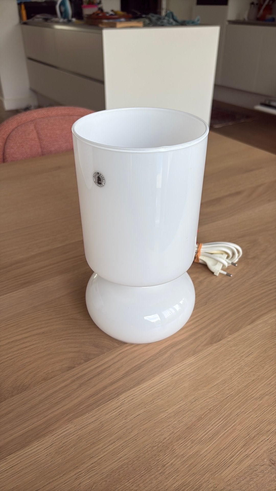 Ikea Lykta lamp wit, Wit, Ophalen of Verzenden, Zo goed als nieuw, IKEA