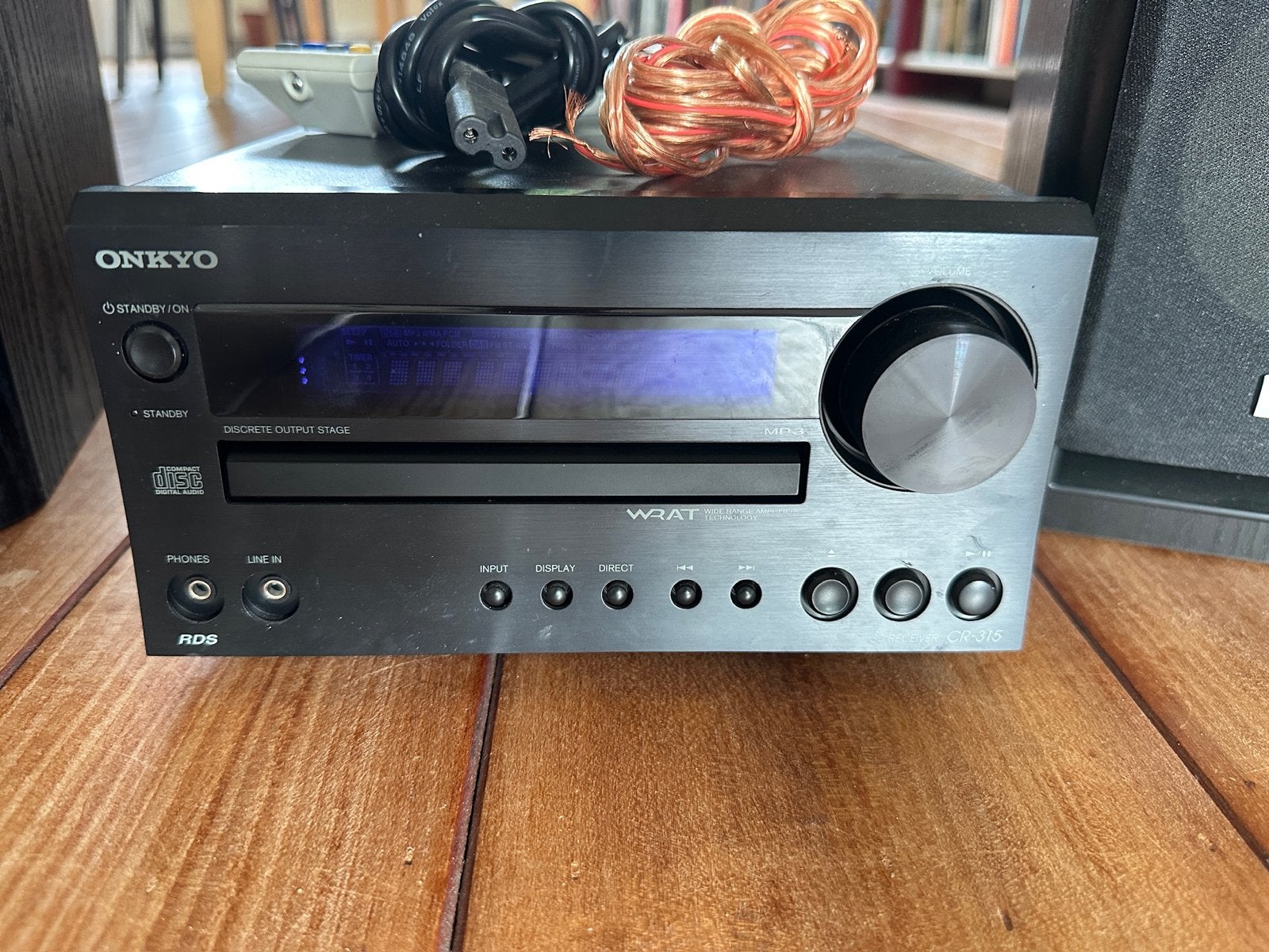 Onkyo CR-315 CD Receiver met speakers en afstandsbediening, Overige merken, Gebruikt, Cd-speler, Ophalen of Verzenden