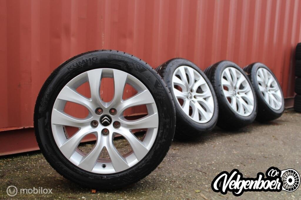 Citroën C5 velgen + Kumho zomerbanden | 18 inch | 6,5mm!, 18 inch, Banden en Velgen, Citroën, Jetze Veldstraweg 71A