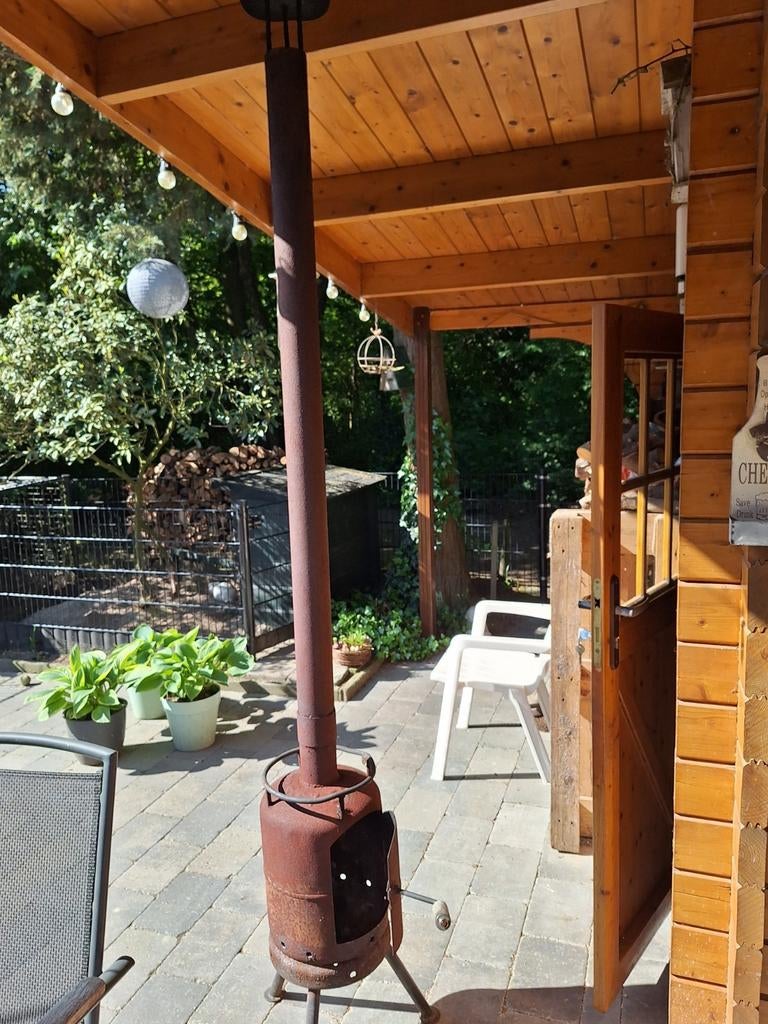 Rustieke Vuurton / Terrashaard - Gezelligheid Buiten, Ophalen of Verzenden, Gebruikt, Vuurton