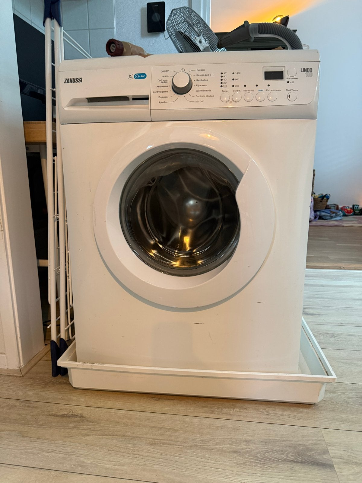 Zanussi Lindo 100 7kg Wasmachine -, Ophalen, Gebruikt, Voorlader, Wolwasprogramma