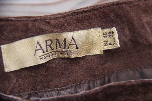 Broek bruin Arma mt 46 Suede Vaste prijs AANBIEDING, Bruin, Verzenden, Arma, Maat 46/48 (XL) of groter