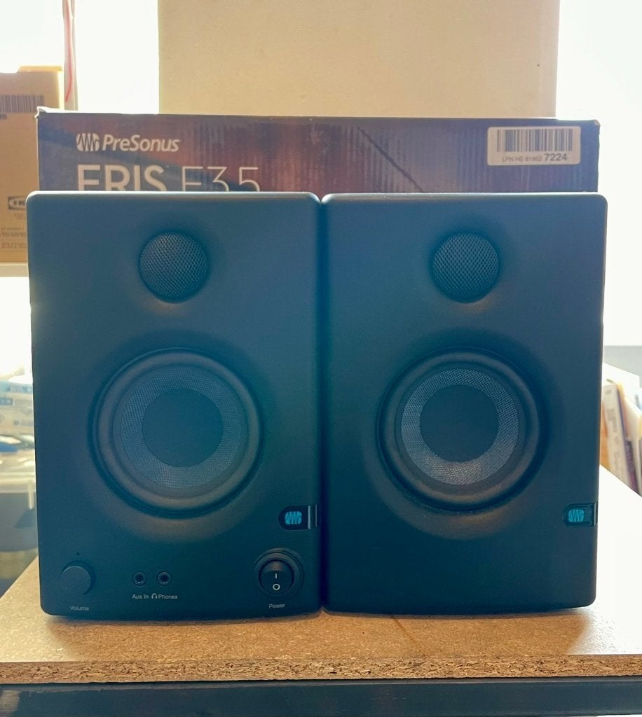 PreSonus Eris E3.5, 3.5"  Studio Monitors (Pair), Overige merken, Ophalen of Verzenden, Zo goed als nieuw, Minder dan 60 watt